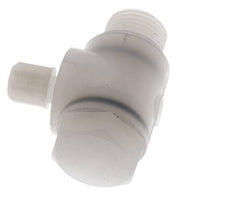 Accesorio de compresión codo 6x4mm & G1/2'' PVDF con rosca macho con perno banjo 10 bar