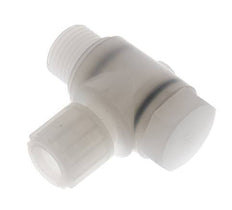 12x10mm & G1/2'' Accesorio de compresión codo PVDF con rosca macho con perno banjo 10 bar
