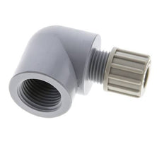 10x8mm & G1/2'' PA Elbow Compression Fitting with Female Threads 10 bar