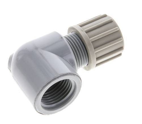 14x12mm & G1/2'' PA Elbow Compression Fitting with Female Threads 10 bar