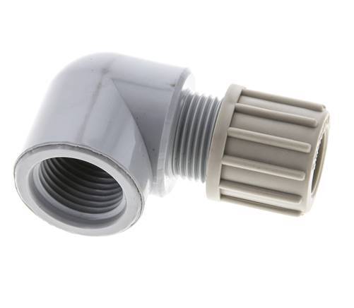 14x12mm & G1/2'' PA Elbow Compression Fitting with Female Threads 10 bar