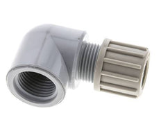 14x12mm & G1/2'' PA Elbow Compression Fitting with Female Threads 10 bar