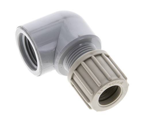 14x12mm & G1/2'' PA Elbow Compression Fitting with Female Threads 10 bar