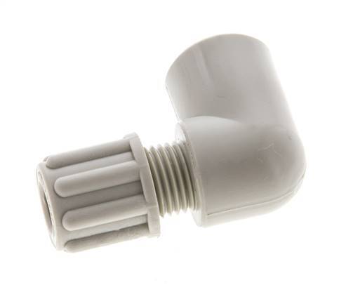 6x4mm & G1/8'' PP Elbow Compression Fitting with Female Threads 10 bar