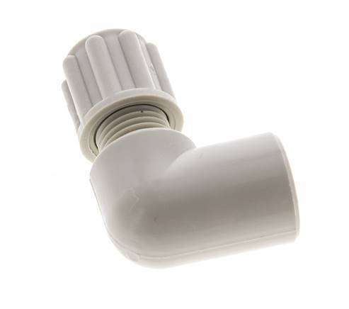 6x4mm & G1/8'' PP Elbow Compression Fitting with Female Threads 10 bar
