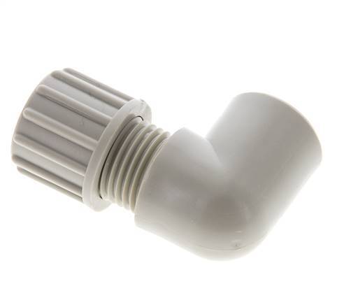 10x8mm & G1/4'' PP Elbow Compression Fitting with Female Threads 10 bar