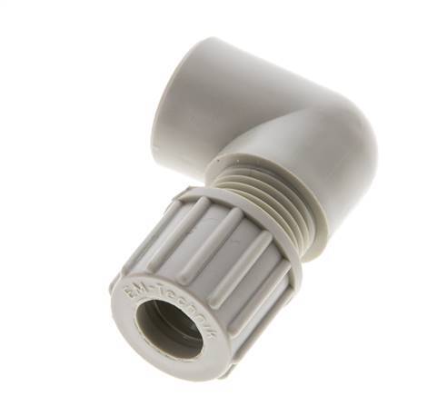 10x8mm & G1/4'' PP Elbow Compression Fitting with Female Threads 10 bar