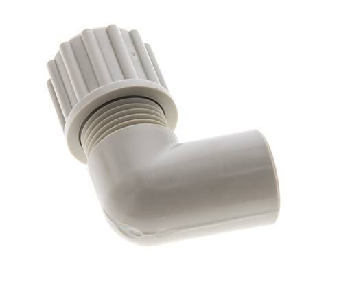 12x10mm & G1/4'' PP Elbow Compression Fitting with Female Threads 10 bar