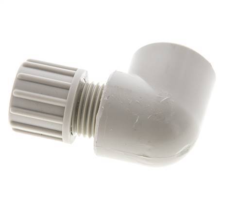 10x8mm & G3/8'' PP Elbow Compression Fitting with Female Threads 10 bar