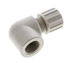 10x8mm & G3/8'' PP Elbow Compression Fitting with Female Threads 10 bar