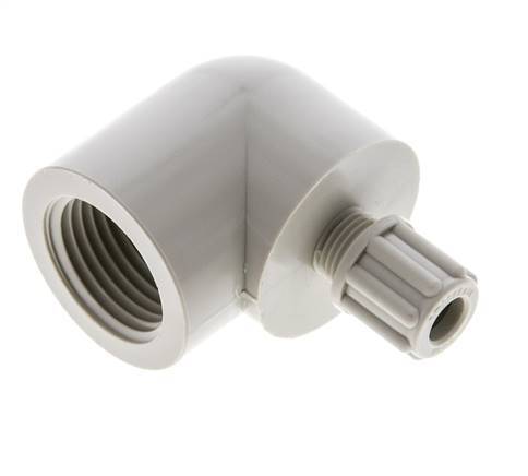 6x4mm & G1/2'' PP Elbow Compression Fitting with Female Threads 10 bar