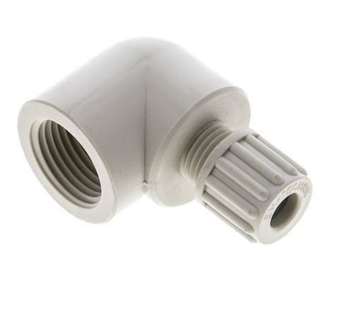 8x6mm & G1/2'' PP Elbow Compression Fitting with Female Threads 10 bar