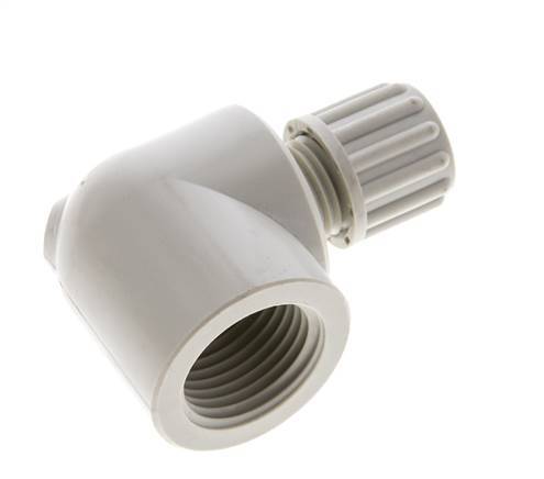 8x6mm & G1/2'' PP Elbow Compression Fitting with Female Threads 10 bar