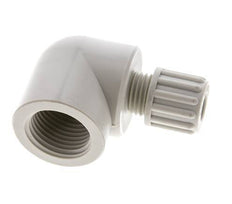8x6mm & G1/2'' PP Elbow Compression Fitting with Female Threads 10 bar