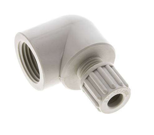 8x6mm & G1/2'' PP Elbow Compression Fitting with Female Threads 10 bar