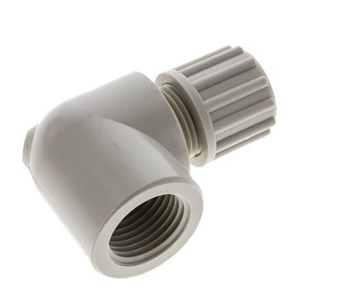 12x10mm & G1/2'' PP Elbow Compression Fitting with Female Threads 10 bar