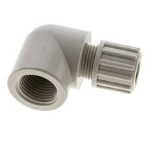 12x10mm & G1/2'' PP Elbow Compression Fitting with Female Threads 10 bar