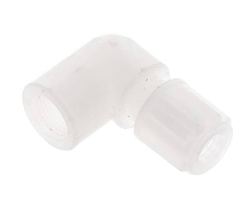 6x4mm & G1/8'' PVDF Elbow Compression Fitting with Female Threads 10 bar