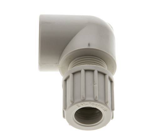 8x6mm & G1/8'' PVDF Elbow Compression Fitting with Female Threads 10 bar