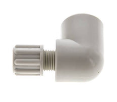 6x4mm & G1/4'' PVDF Elbow Compression Fitting with Female Threads 10 bar