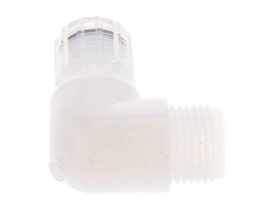 8x6mm & G1/8'' PVDF Elbow Compression Fitting with Female Threads 10 bar