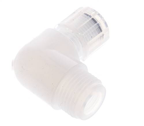 6x4mm & G1/4'' PVDF Elbow Compression Fitting with Female Threads 10 bar