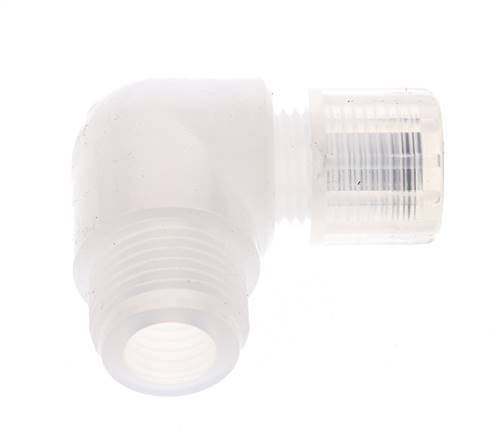 8x6mm & G1/8'' PVDF Elbow Compression Fitting with Female Threads 10 bar