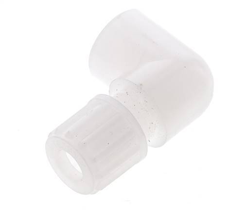 6x4mm & G3/8'' PVDF Elbow Compression Fitting with Female Threads 10 bar