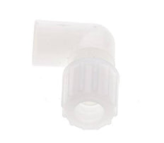 14x12mm & G1/4'' PVDF Elbow Compression Fitting with Female Threads 10 bar