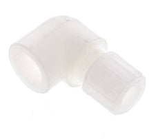 10x8mm & G3/8'' PVDF Elbow Compression Fitting with Female Threads 10 bar