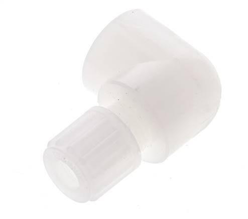 12x10mm & G3/8'' PVDF Elbow Compression Fitting with Female Threads 10 bar