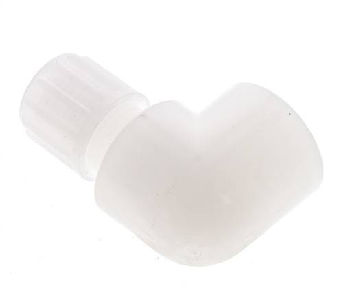 12x10mm & G3/8'' PVDF Elbow Compression Fitting with Female Threads 10 bar