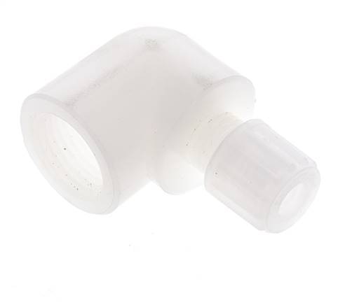8x6mm & G1/2'' PVDF Elbow Compression Fitting with Female Threads 10 bar
