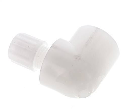 8x6mm & G1/2'' PVDF Elbow Compression Fitting with Female Threads 10 bar
