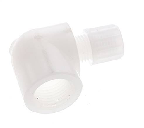 8x6mm & G1/2'' PVDF Elbow Compression Fitting with Female Threads 10 bar