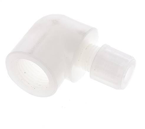 8x6mm & G1/2'' PVDF Elbow Compression Fitting with Female Threads 10 bar
