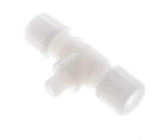14x12mm & G1/4'' PVDF T-Shape Tee Compression Fitting with Male Threads 10 bar