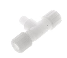 14x12mm & G1/4'' PVDF T-Shape Tee Compression Fitting with Male Threads 10 bar