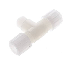 12x10mm & G3/8'' PVDF T-Shape Tee Compression Fitting with Male Threads 10 bar
