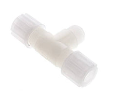 12x10mm & G3/8'' PVDF T-Shape Tee Compression Fitting with Male Threads 10 bar