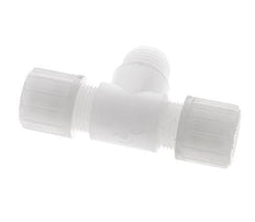 14x12mm & G1/2'' PVDF T-Shape Tee Compression Fitting with Male Threads 10 bar