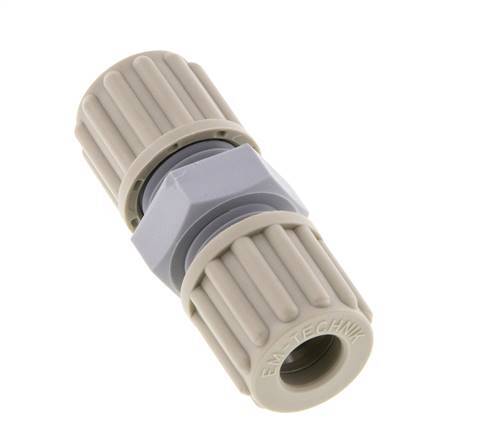 Racor de compresión recto 8x6mm PA 10 bar [2 Piezas]