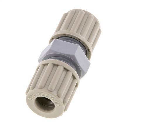 Racor de compresión recto 8x6mm PA 10 bar [2 Piezas]