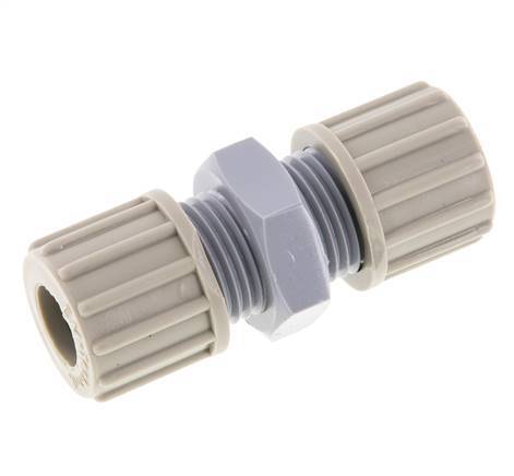 Racor de compresión recto 10x8mm PA 10 bar [2 Piezas]