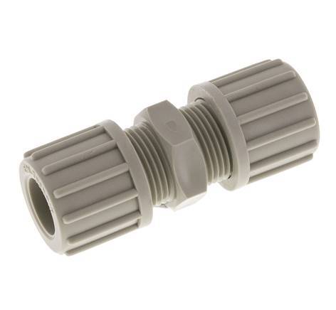 Racor de compresión recto PP 14x12 mm 10 bar