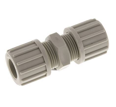 Racor de compresión recto PP 14x12 mm 10 bar