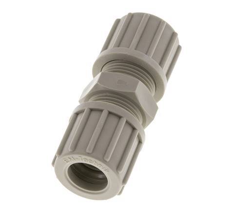 Racor de compresión recto PP 14x12 mm 10 bar