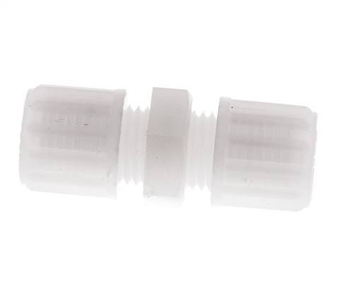 8x6mm PVDF Straight Compression Fitting 10 bar