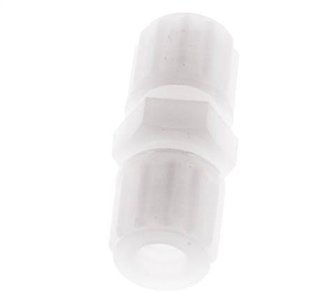 8x6mm PVDF Straight Compression Fitting 10 bar