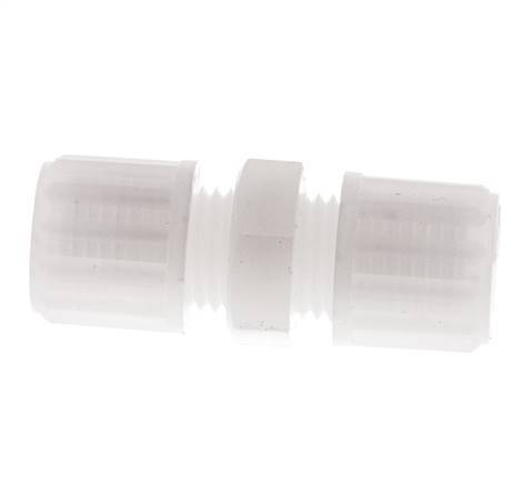 8x6mm PVDF Straight Compression Fitting 10 bar
